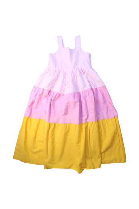 A Multicolour Sleeveless Dresses from Seed in size 7Y for girl. (Front View)
