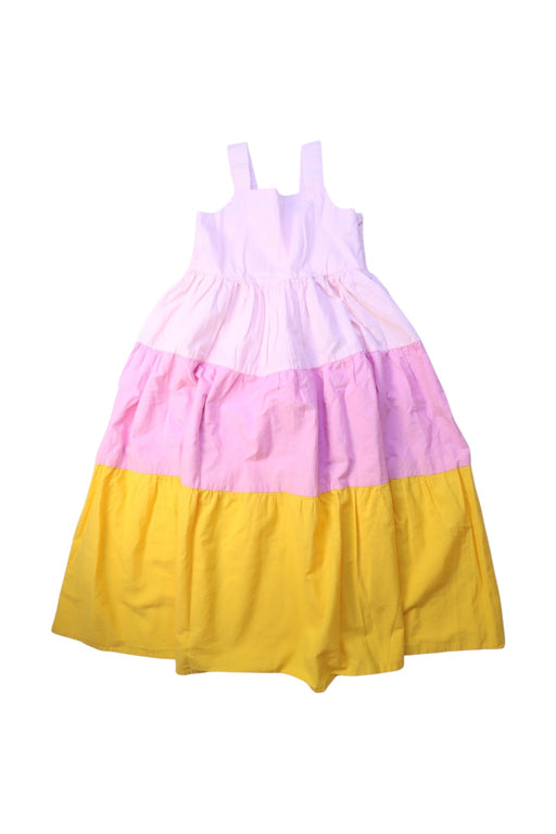 A Multicolour Sleeveless Dresses from Seed in size 7Y for girl. (Front View)
