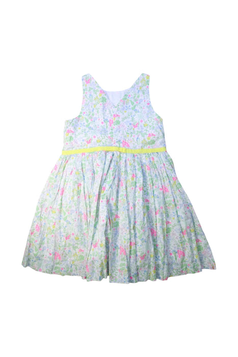 A Multicolour Sleeveless Dresses from Jacadi in size 8Y for girl. (Back View)