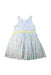 A Multicolour Sleeveless Dresses from Jacadi in size 8Y for girl. (Back View)