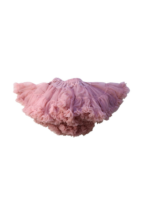 A Pink Tulle Skirts from Bob & Blossom in size 4T for girl. (Back View)