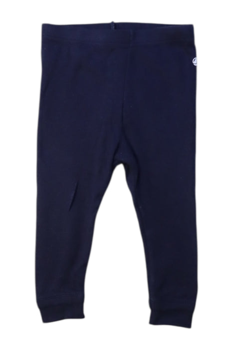 A Navy Leggings from Petit Bateau in size 3-6M for neutral. (Front View)