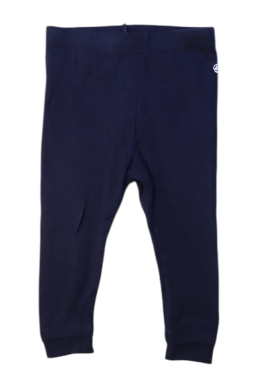 A Navy Leggings from Petit Bateau in size 3-6M for neutral. (Front View)