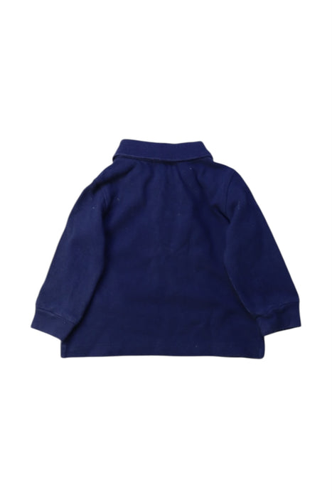 A Navy Long Sleeve Polos from Ralph Lauren in size 3-6M for boy. (Back View)