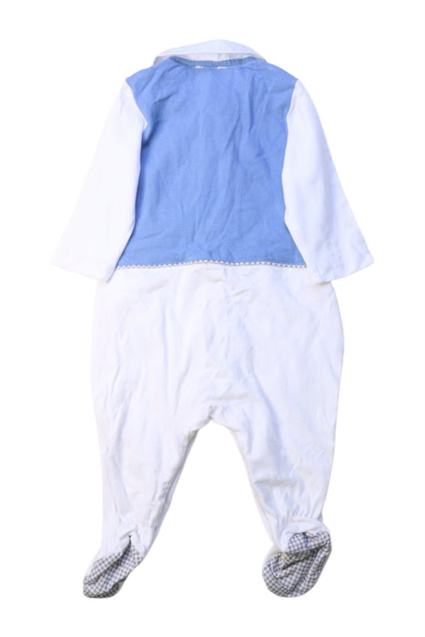 A Blue Long Sleeve Jumpsuits from Chicco in size 0-3M for boy. (Back View)