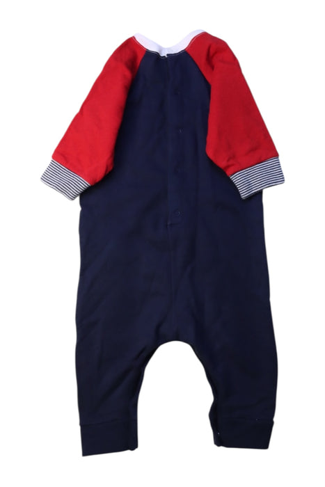 A Multicolour Long Sleeve Rompers from Petit Bateau in size 3-6M for boy. (Back View)