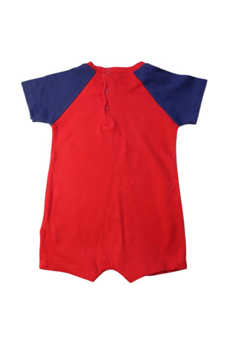 A Red Short Sleeve Rompers from Tommy Hilfiger in size 3-6M for boy. (Back View)