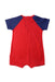 A Red Short Sleeve Rompers from Tommy Hilfiger in size 3-6M for boy. (Back View)