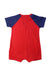 A Red Short Sleeve Rompers from Tommy Hilfiger in size 3-6M for boy. (Back View)