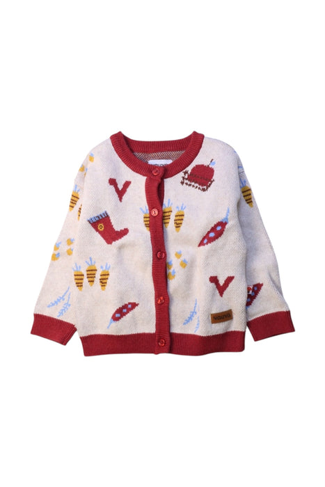 A Multicolour Cardigans from Vauva in size 6-12M for girl. (Front View)