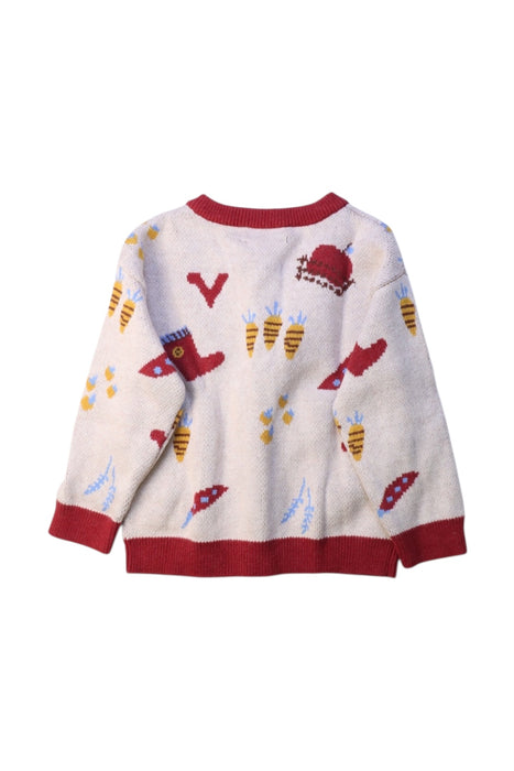 A Multicolour Cardigans from Vauva in size 6-12M for girl. (Back View)
