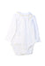 A White Long Sleeve Bodysuits from Petit Bateau in size 3-6M for boy. (Back View)