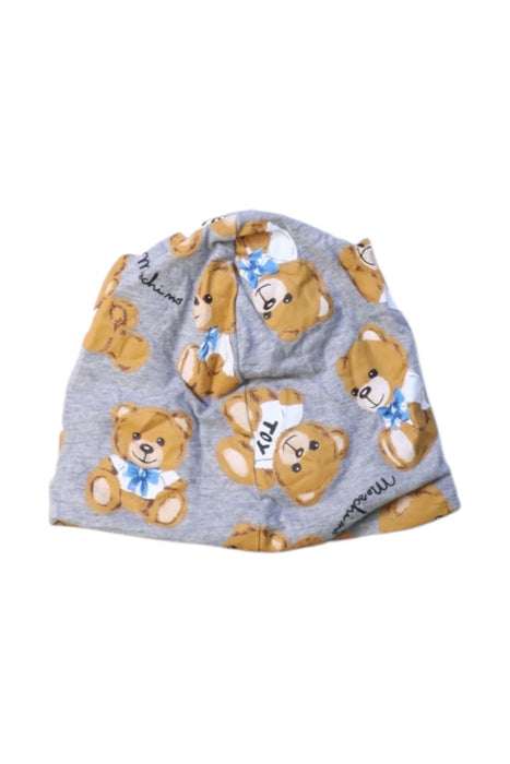 A Grey Winter Hats from Moschino in size 3T for neutral. (Back View)