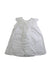 A White Sleeveless Dresses from Bonpoint in size 12-18M for girl. (Back View)
