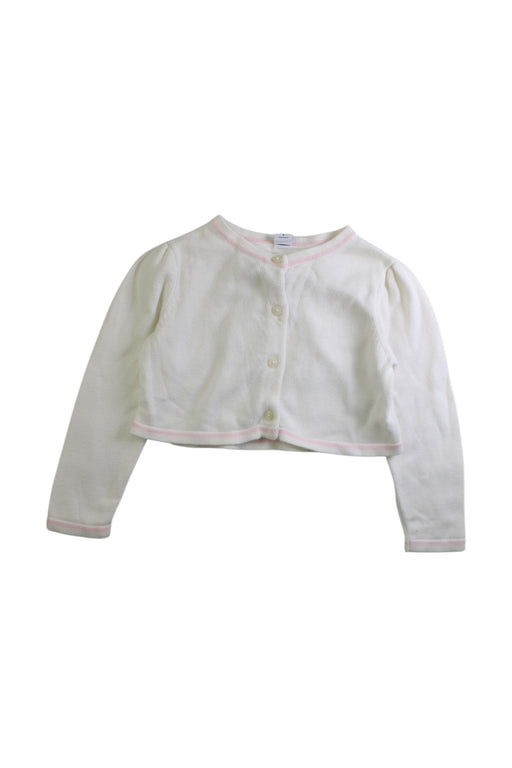 A Ivory Cardigans from Janie & Jack in size 3T for girl. (Front View)