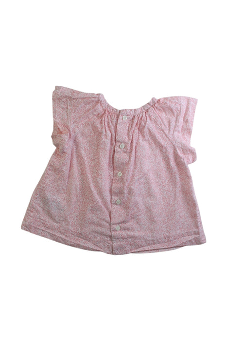 A Pink Sleeveless Shirts from Bonpoint in size 12-18M for girl. (Front View)