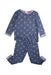 A Navy Pyjama Sets from The Little White Company in size 3T for boy. (Front View)