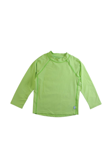 A Green Rash Guards from i play in size 2T for boy. (Front View)