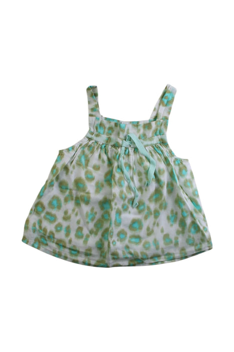 A Multicolour Sleeveless Tops from Velveteen in size 6-12M for girl. (Front View)