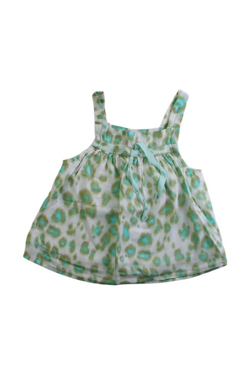 A Multicolour Sleeveless Tops from Velveteen in size 6-12M for girl. (Front View)