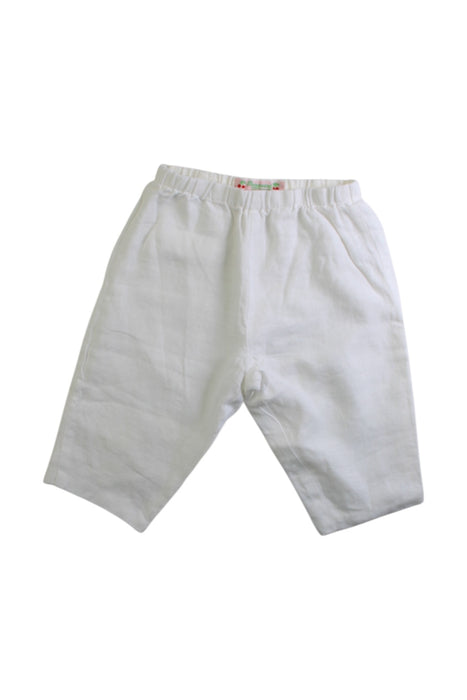 A White Casual Pants from Bonpoint in size 3-6M for neutral. (Front View)