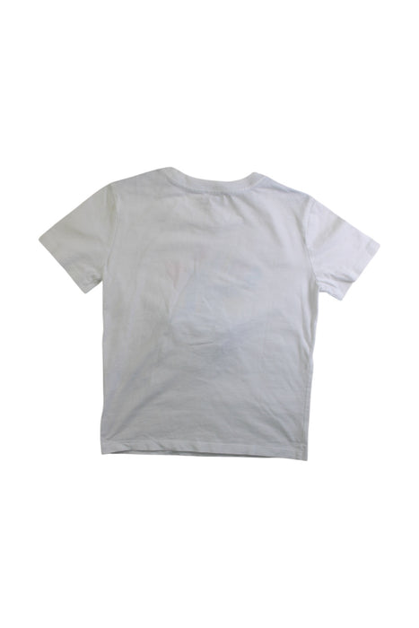 A White Short Sleeve T Shirts from Paul Smith in size 4T for boy. (Back View)