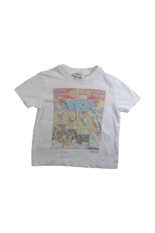A Multicolour Short Sleeve T Shirts from Lanvin Petite in size 4T for boy. (Front View)