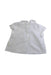 A White Sleeveless Tops from Nanos in size 3-6M for girl. (Back View)