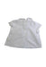 A White Sleeveless Tops from Nanos in size 3-6M for girl. (Back View)