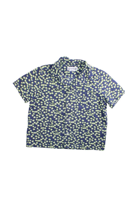 A Blue Short Sleeve Shirts from Bonpoint in size 4T for boy. (Front View)