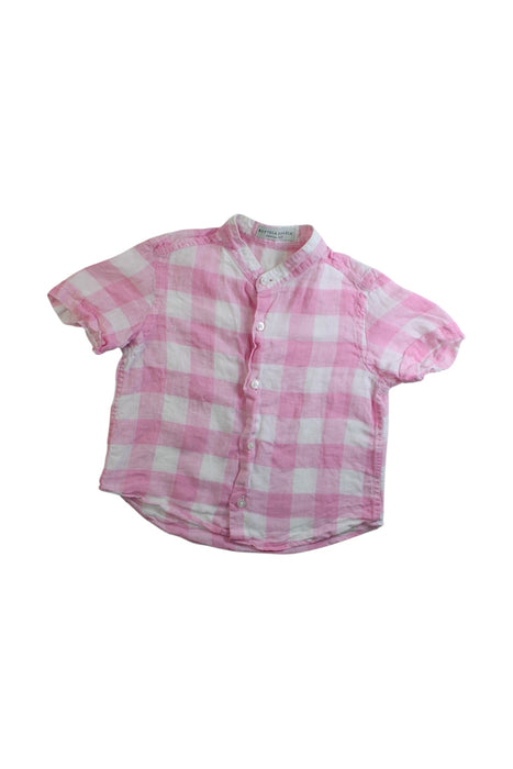 A Pink Short Sleeve Shirts from Bottega Egnazia in size 4T for boy. (Front View)