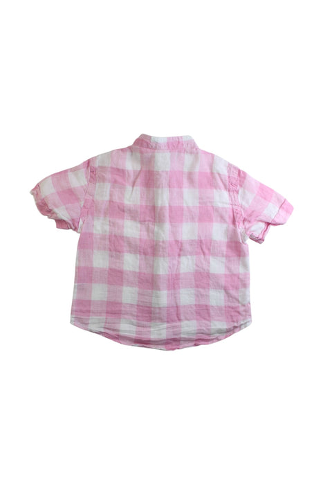 A Pink Short Sleeve Shirts from Bottega Egnazia in size 4T for boy. (Back View)