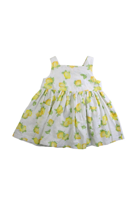 A White Sleeveless Dresses from Confiture in size 12-18M for girl. (Front View)