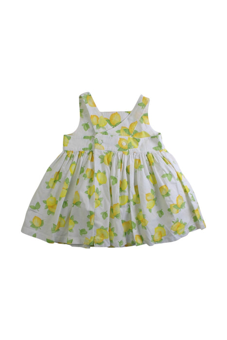 A White Sleeveless Dresses from Confiture in size 12-18M for girl. (Back View)