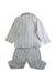 A White Pyjama Sets from The Little White Company in size 2T for boy. (Back View)