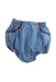 A Blue Bloomers from Velveteen in size 12-18M for girl. (Front View)