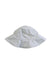 A White Sun Hats from Petit Bateau in size 12-18M for girl. (Back View)