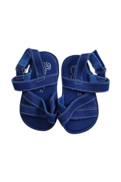 A Blue Sandals from Bonpoint in size 6-12M for girl. (Back View)