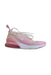 A Pink Sneakers from Nike in size 7Y for girl. (Front View)