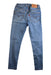 A Blue Jeans from Levi's in size 7Y for girl. (Back View)
