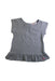 A Grey Short Sleeve Tops from Roxy in size 6T for girl. (Front View)