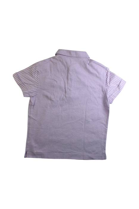 A Purple Short Sleeve Polos from Nicholas & Bears in size 6T for girl. (Back View)
