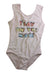 A Pink Swimsuits from Moody Tiger in size 7Y for girl. (Front View)