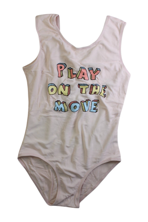 A Pink Swimsuits from Moody Tiger in size 7Y for girl. (Front View)