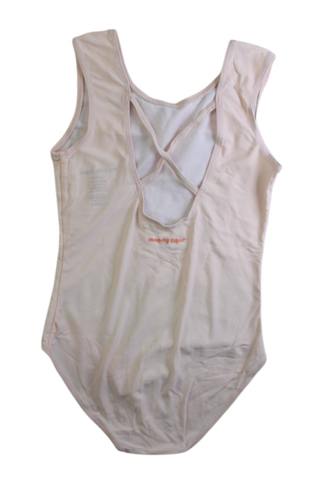 A Pink Swimsuits from Moody Tiger in size 7Y for girl. (Back View)