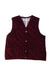 A Burgundy Puffer/Quilted Jackets from La Coqueta in size 4T for boy. (Front View)