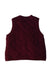 A Burgundy Puffer/Quilted Jackets from La Coqueta in size 4T for boy. (Back View)