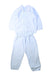 A White Pants Sets from Emile et Rose in size 6-12M for girl. (Front View)