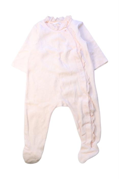 A Pink Onesies from Chloe in size 6-12M for girl. (Front View)