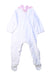 A White Onesies from Jacadi in size 6-12M for girl. (Back View)